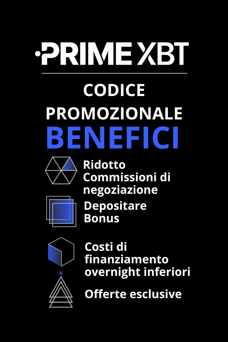 Principali benefici dei codici promozionali PrimeXBT.