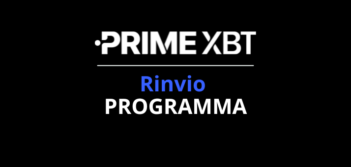 PrimeXBT programma di referenza.